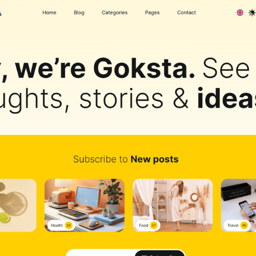 Blog Website Goksta