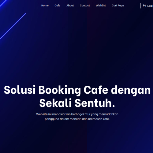 Website Booking Cafe SpotQ by Funks.dev